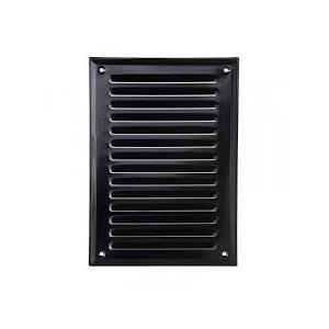 Osłona kratki skośna metalowa 140x140 czarny